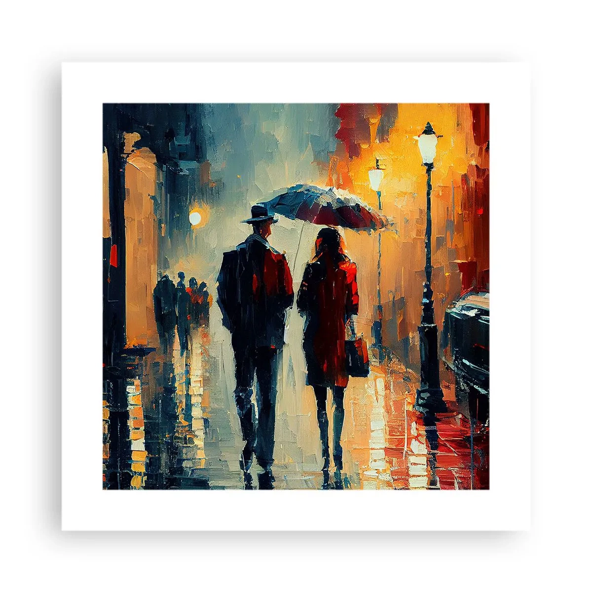 Póster - Historia de amor urbana - 40x40 cm
