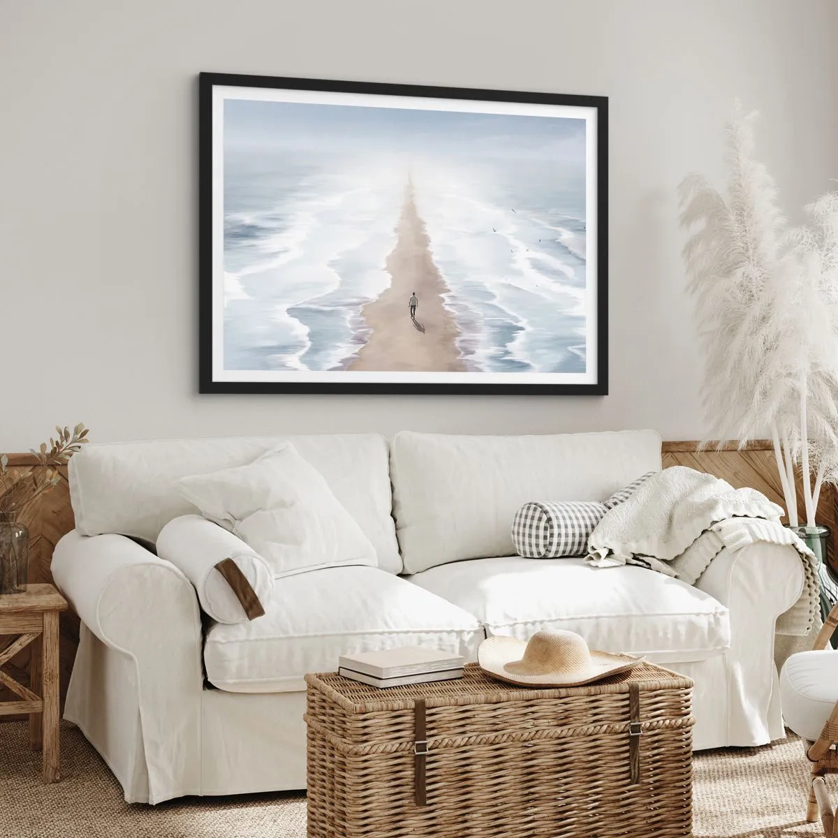 Póster en marco negro - Un futuro brillante - 91x61 cm