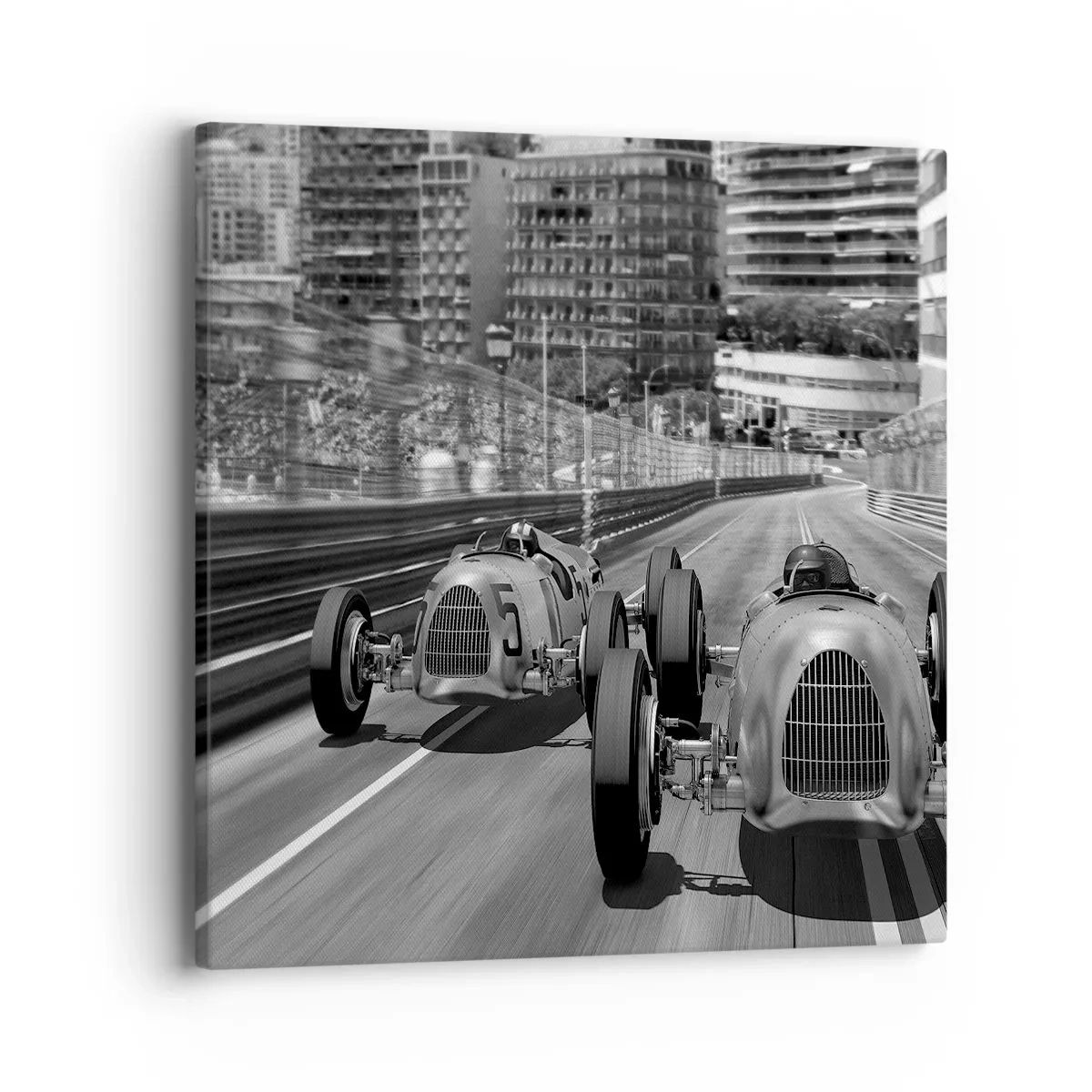 Cuadro sobre lienzo - Impresión de Imagen - Érase una vez en Montecarlo - 40x40 cm