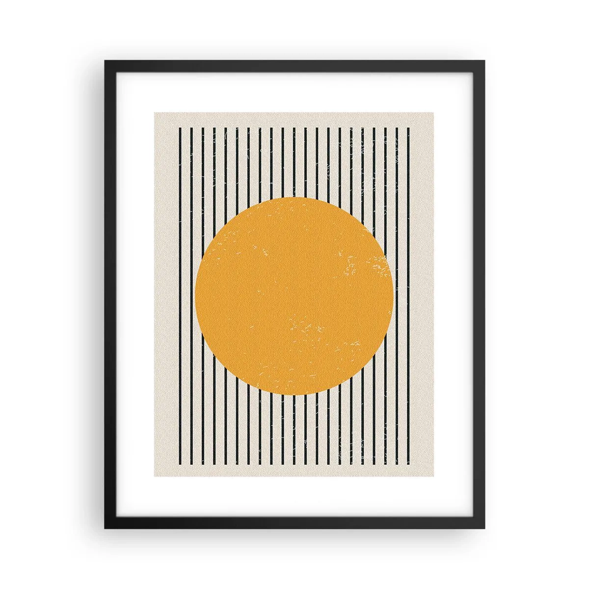 Póster en marco negro - El poder de la sencillez - 40x50 cm