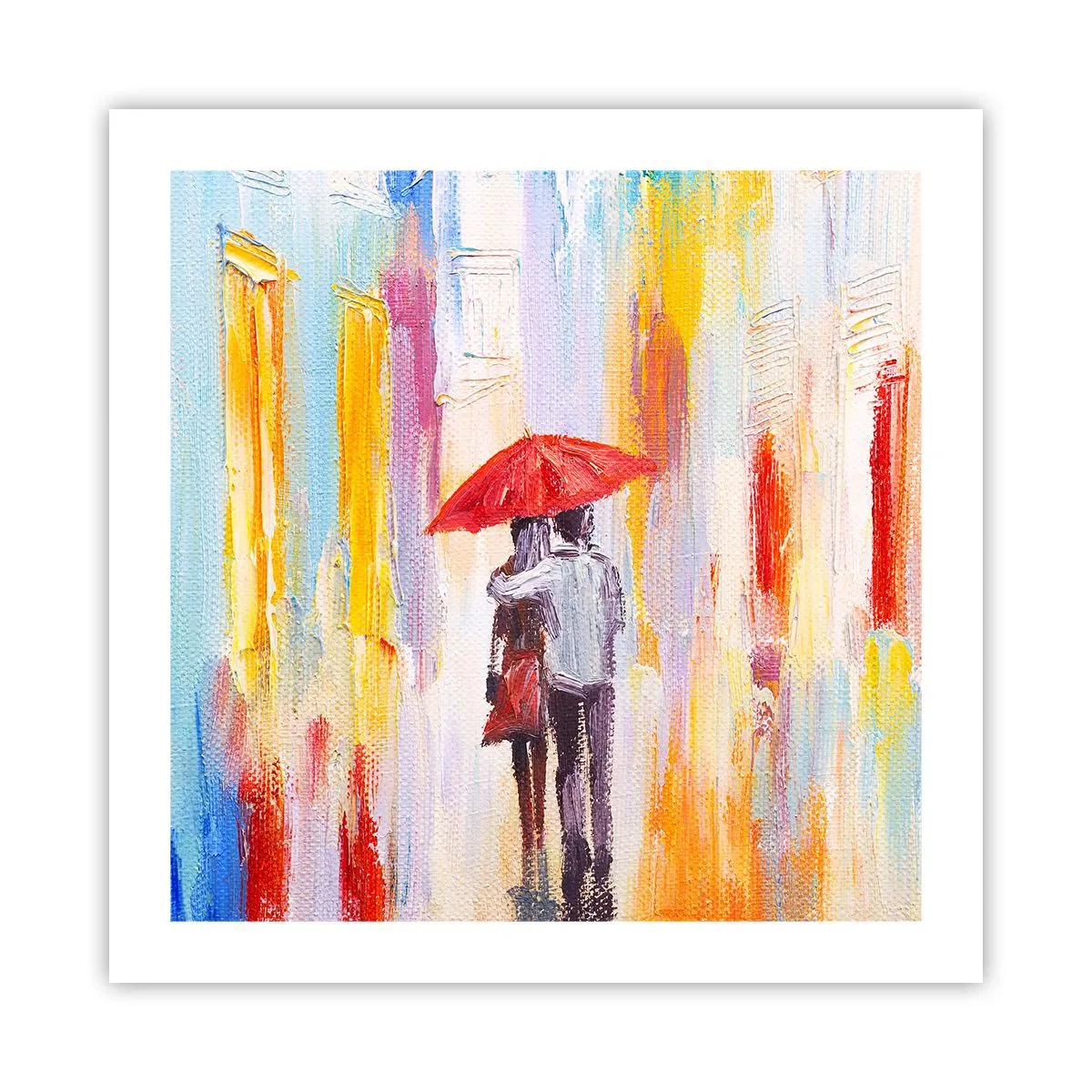 Póster - Que siga lloviendo - 50x50 cm