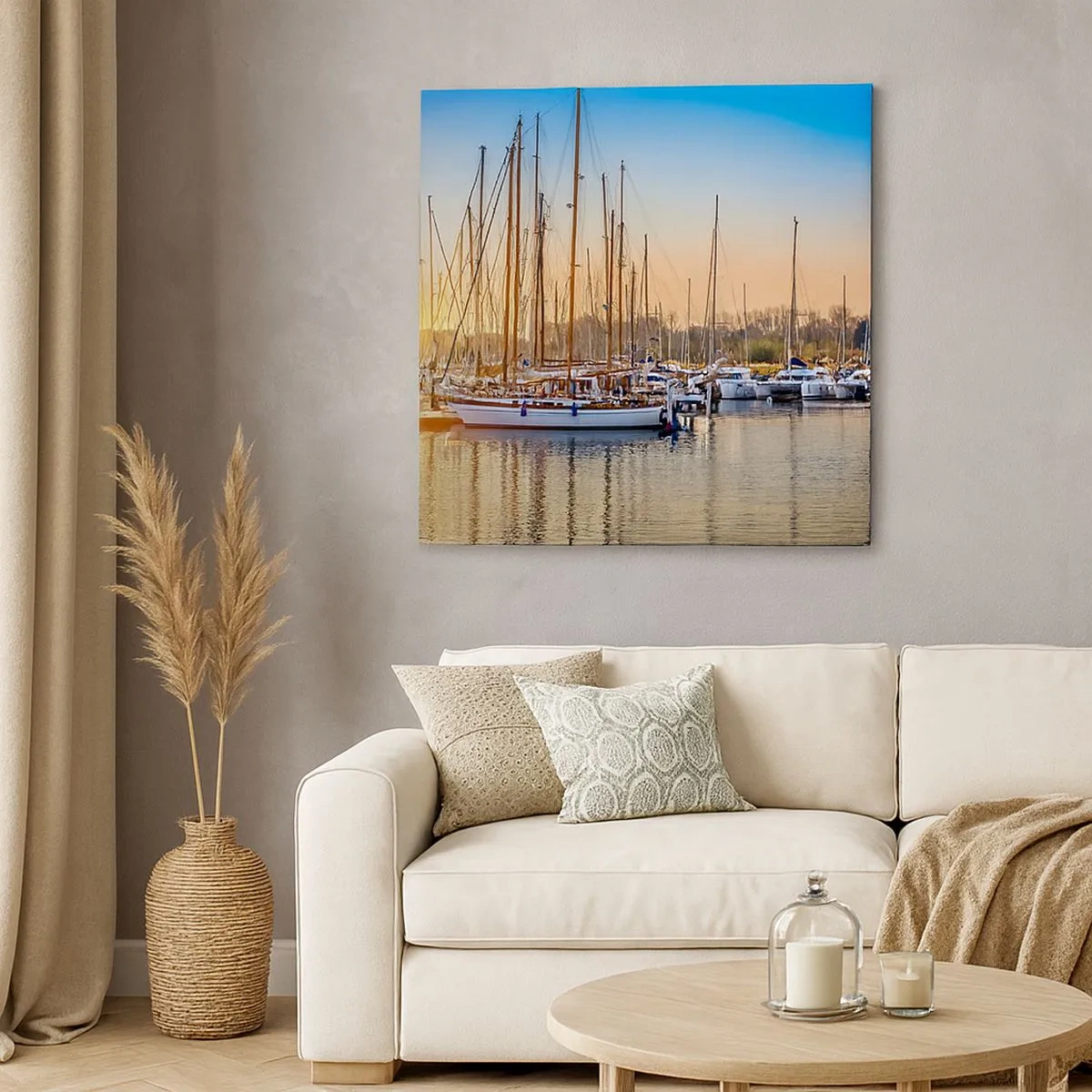 Cuadro sobre lienzo - Impresión de Imagen - El viento debe dormir también - 30x30 cm