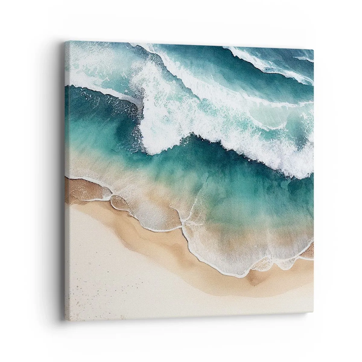 Cuadro sobre lienzo - Impresión de Imagen - Un encuentro eterno - 40x40 cm