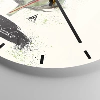 Esfera sin numeración, con rayas