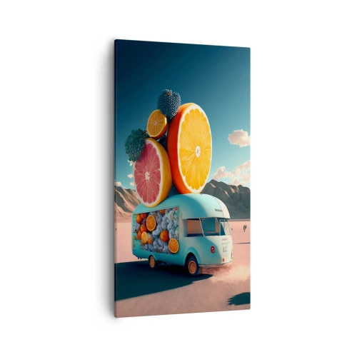 Cuadro sobre lienzo - Impresión de Imagen - Un sabor a vacaciones - 55x100 cm