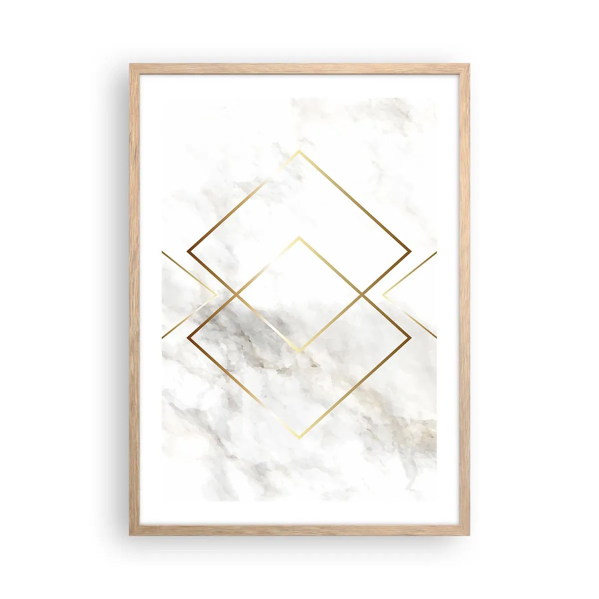 Póster en marco roble claro - Una vista al infinito - 50x70 cm