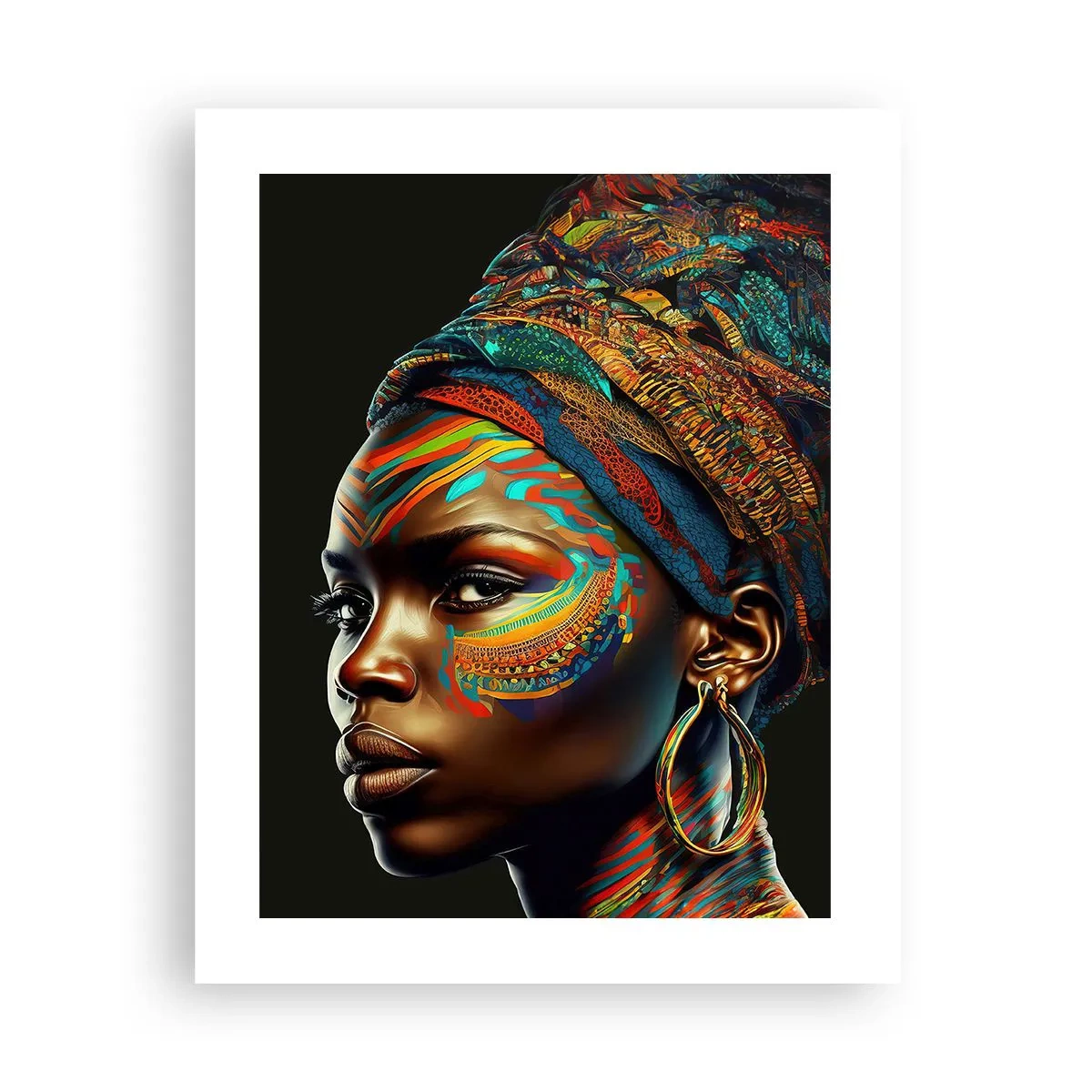Póster - Reina africana - 40x50 cm