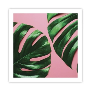 Póster - Cita con el verde - 60x60 cm