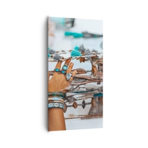 Cuadro sobre lienzo - Impresión de Imagen - Tesoros locales - 65x120 cm
