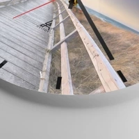 Esfera sin numeración, con rayas