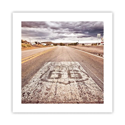 Póster - Mother Road: una leyenda americana - 40x40 cm