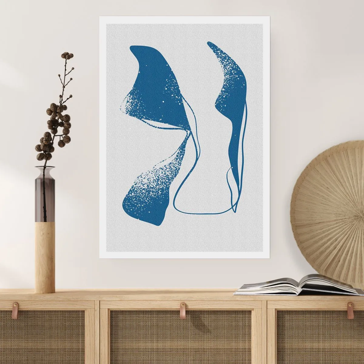 Póster - Abstracción con alas - 30x40 cm