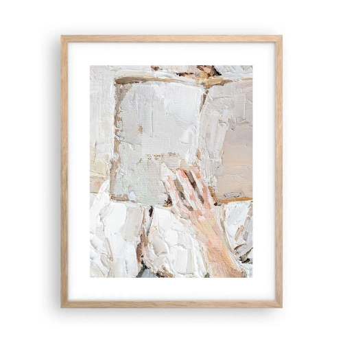 Póster en marco roble claro - En otro mundo - 40x50 cm