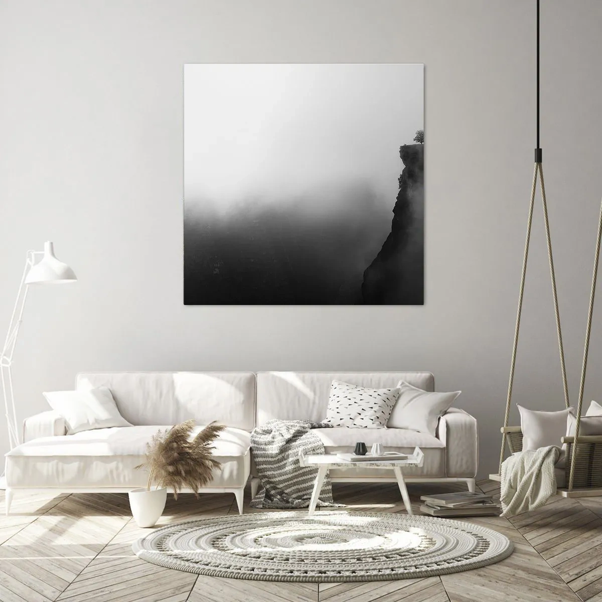 Cuadro sobre lienzo - Impresión de Imagen - En el límite del mundo - 30x30 cm