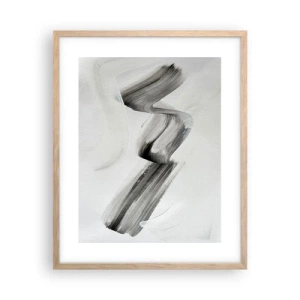 Póster en marco roble claro - Solo por diversión - 40x50 cm