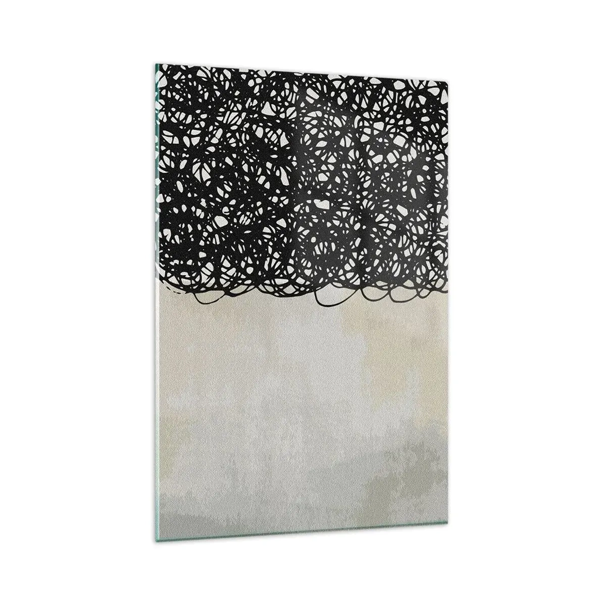 Cuadro sobre vidrio - Impresiones sobre Vidrio - Una abstracción arremolinada - 80x120 cm