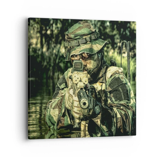 Cuadro sobre lienzo - Impresión de Imagen - El mejor de entre la élite - 40x40 cm