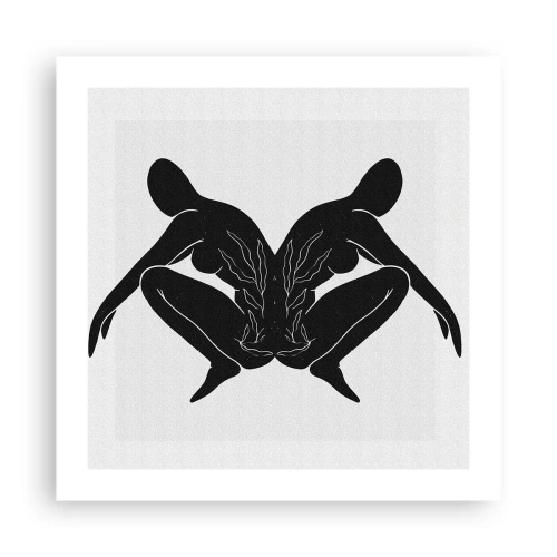 Póster - Un alma compartida - 50x50 cm