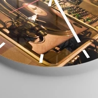 Esfera sin numeración, con rayas