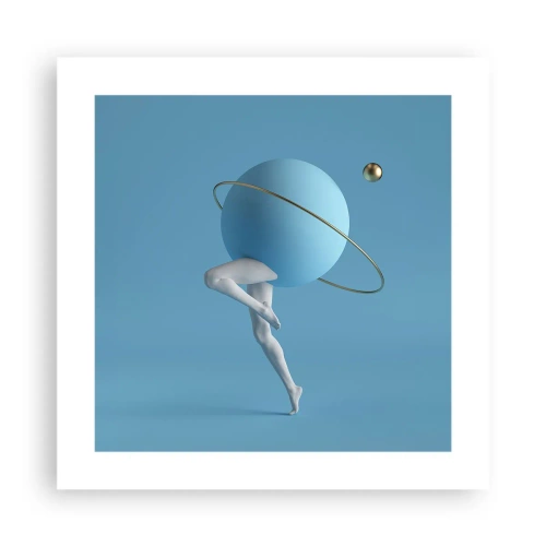 Póster - Y los planetas se vuelven locos - 40x40 cm
