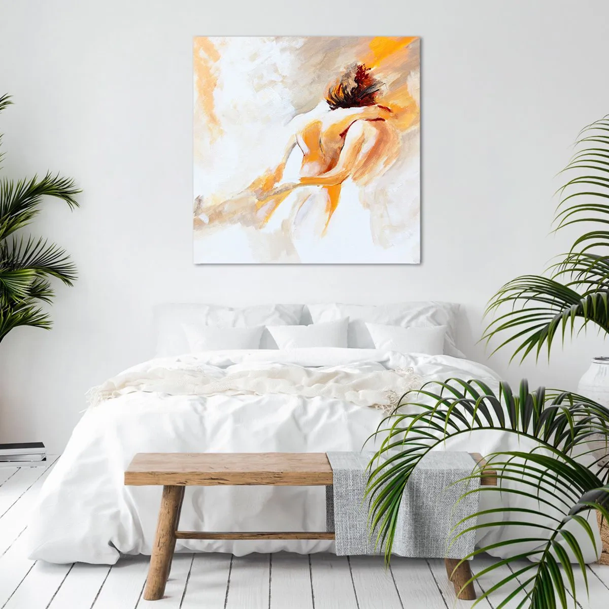 Cuadro sobre lienzo - Impresión de Imagen - En un cielo de cercanía - 50x50 cm