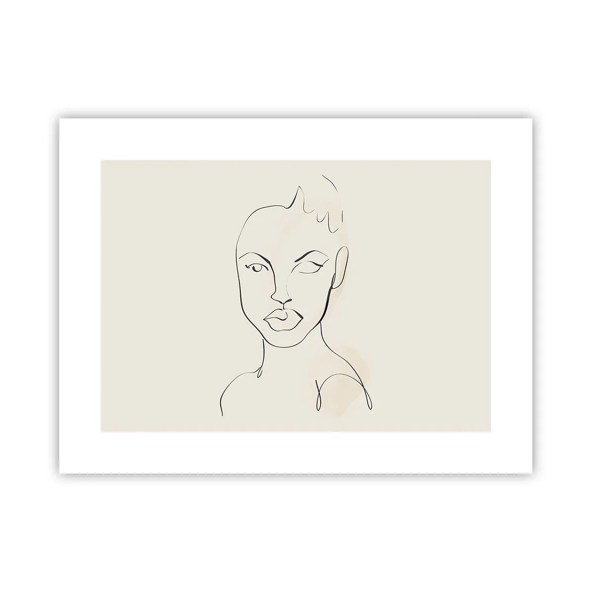 Póster - Un esbozo de sensualidad - 40x30 cm