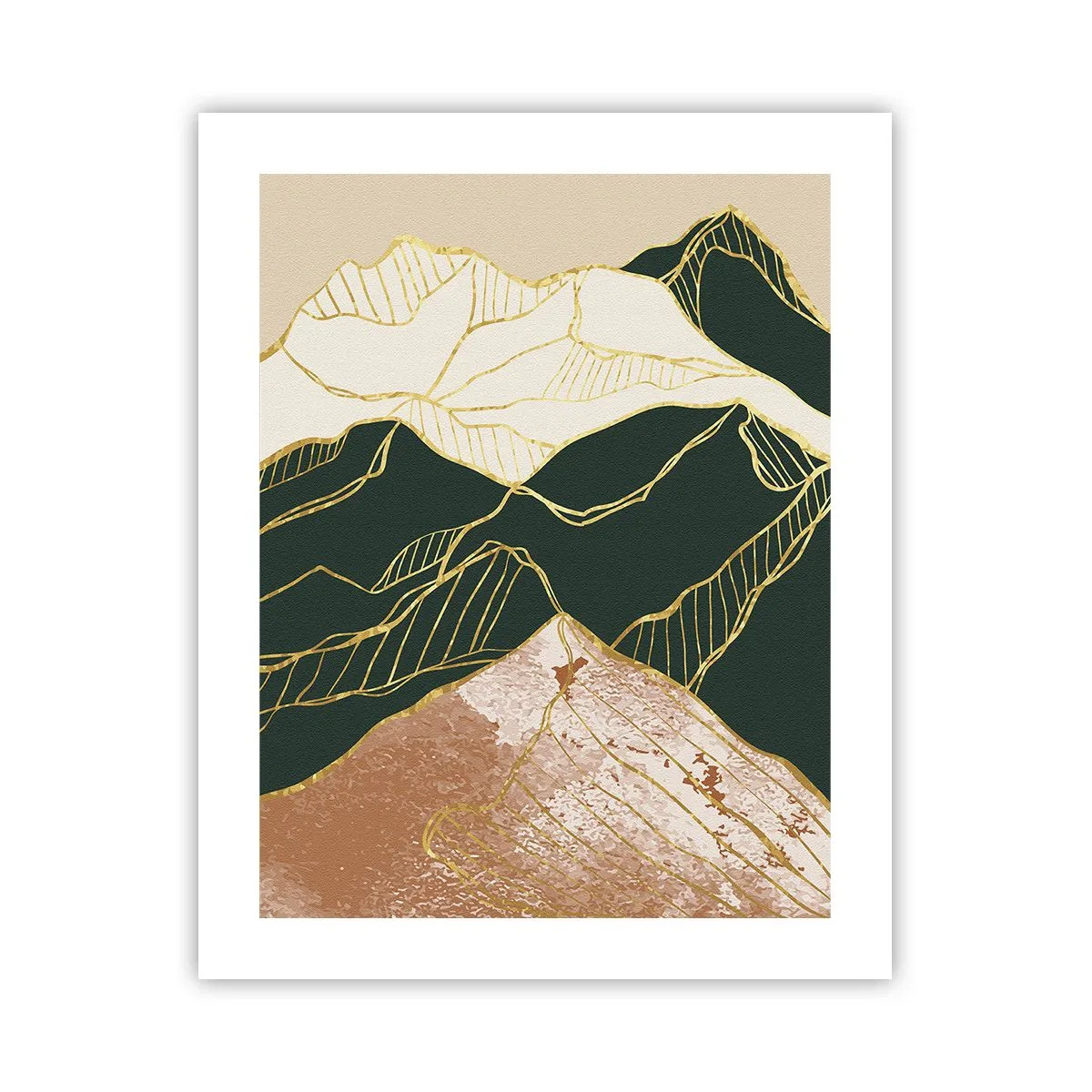 Póster - Picos de oro - 40x50 cm