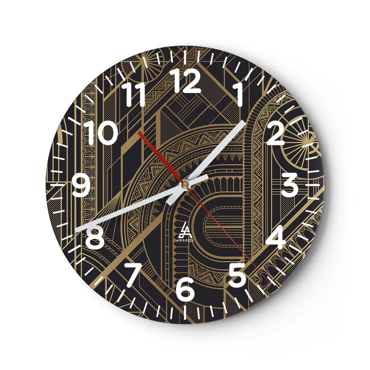Reloj de pared - Reloj de vidrio - Conceptos, ideas, planes - 30x30 cm