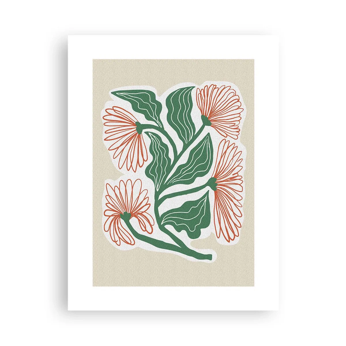 Póster - Folclórico y moderno - 30x40 cm