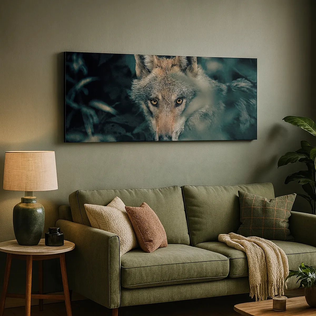 Cuadro sobre lienzo - Impresión de Imagen - Cazador - 30x30 cm