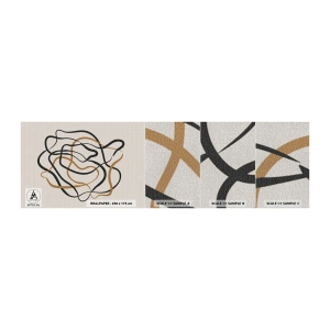 Muestra de fotomural Premium Canvas - Todo ha salido mal - bohemia, Abstracción, Líneas - 100x30 cm
