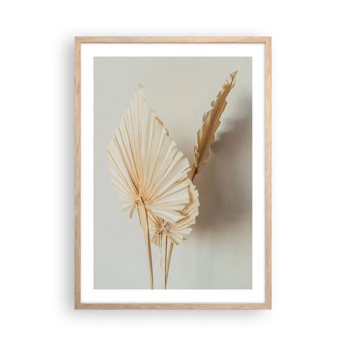 Póster en marco roble claro - Armonía y consuelo - 50x70 cm