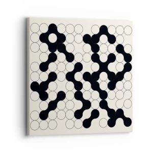 Cuadro sobre lienzo - Impresión de Imagen - Juego chino - una variación - 30x30 cm