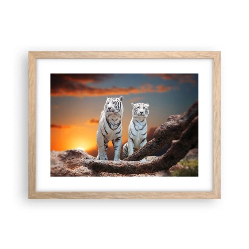 Póster en marco roble claro - Como en Narnia - 40x30 cm