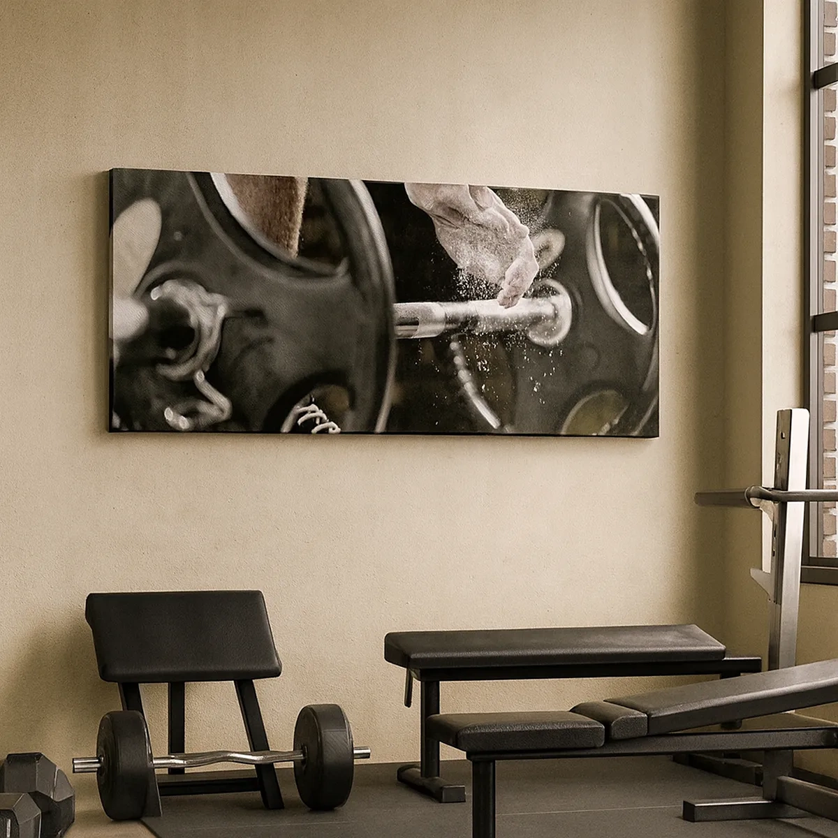 Cuadro sobre lienzo - Impresión de Imagen - ¡Reto aceptado! - 30x30 cm