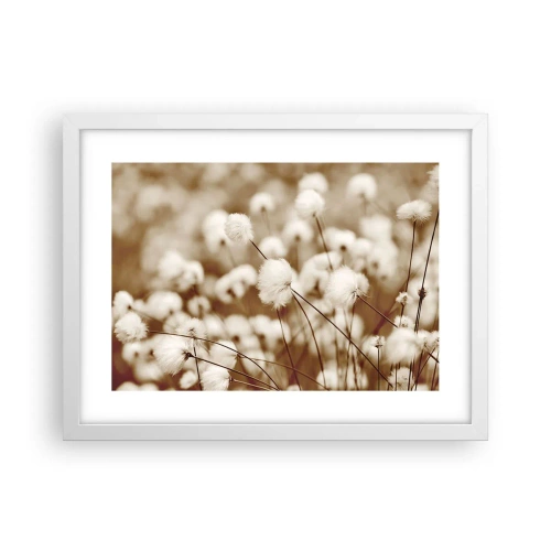 Póster en marco blanco - Un mullido colchón - 40x30 cm