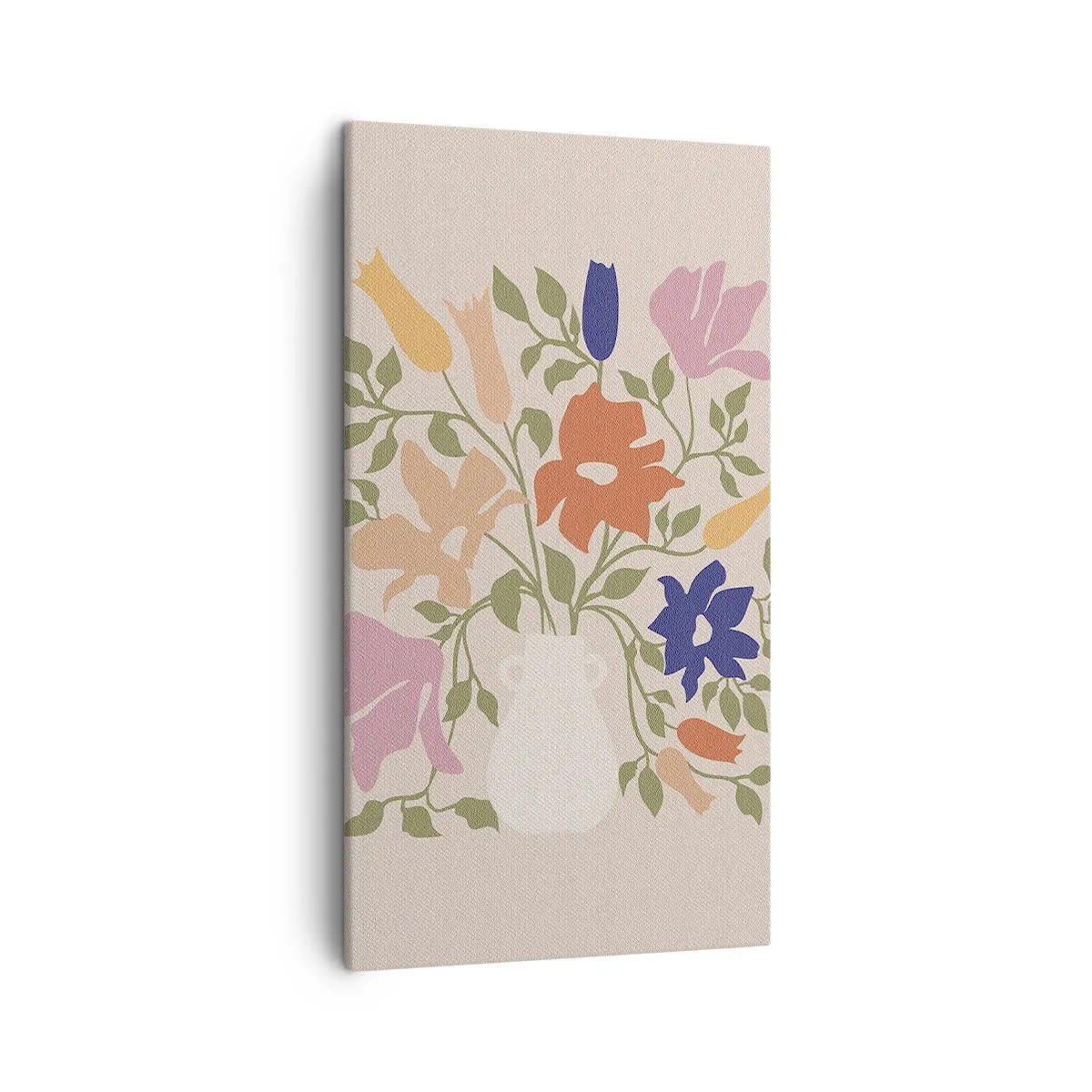 Cuadro sobre lienzo - Impresión de Imagen - Ramo delicado - 45x80 cm