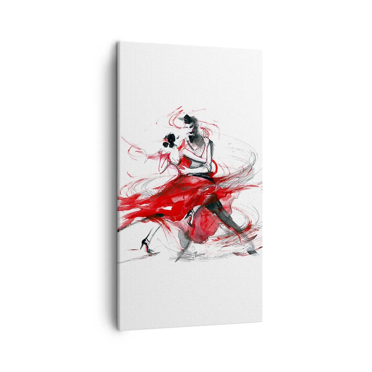 Cuadro sobre lienzo - Impresión de Imagen - El tango: el ritmo de la pasión - 45x80 cm