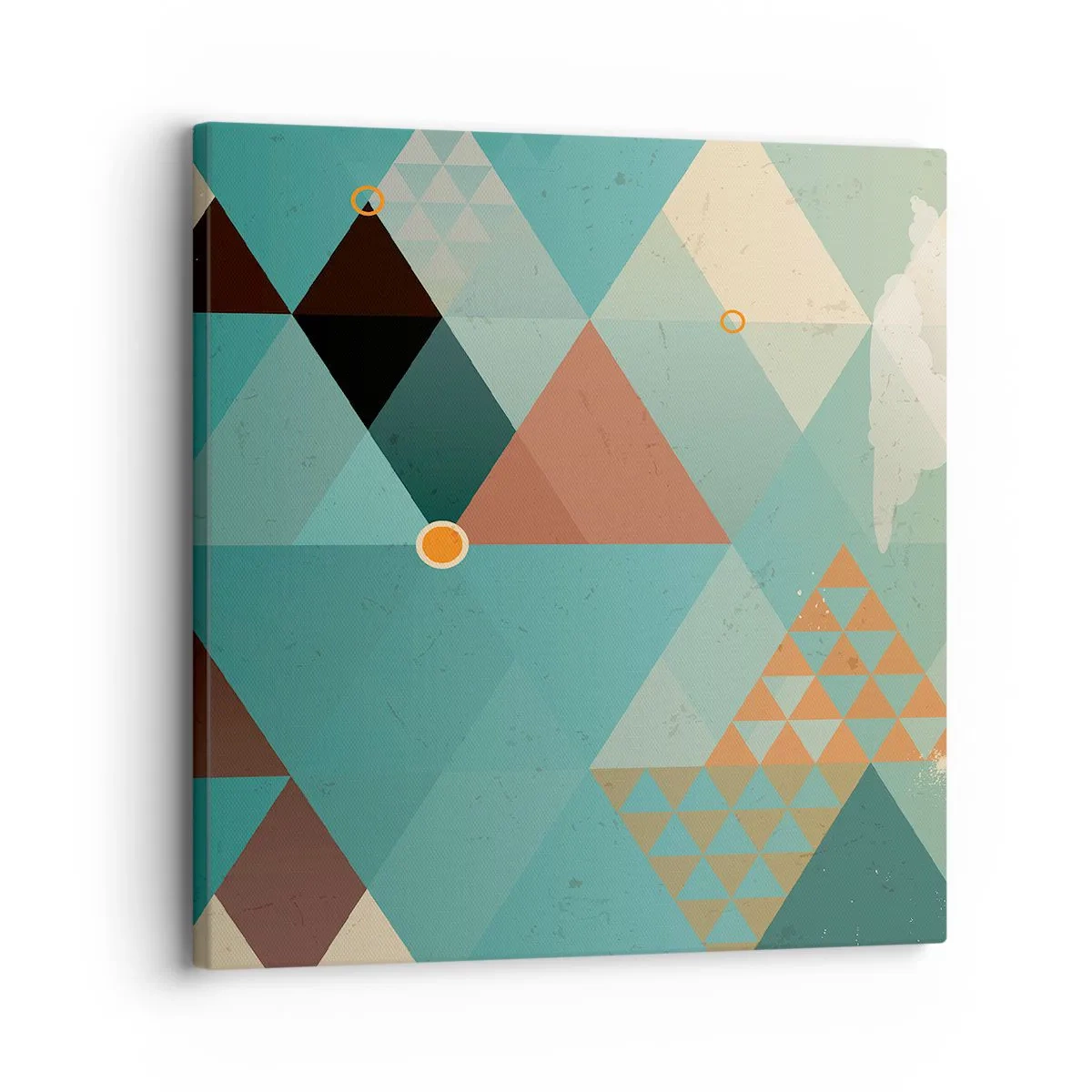 Cuadro sobre lienzo - Impresión de Imagen - Uno para todos y todos para uno - 30x30 cm