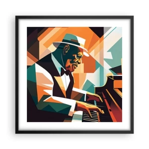 Póster en marco negro - Todo ese jazz que llevas dentro - 50x50 cm