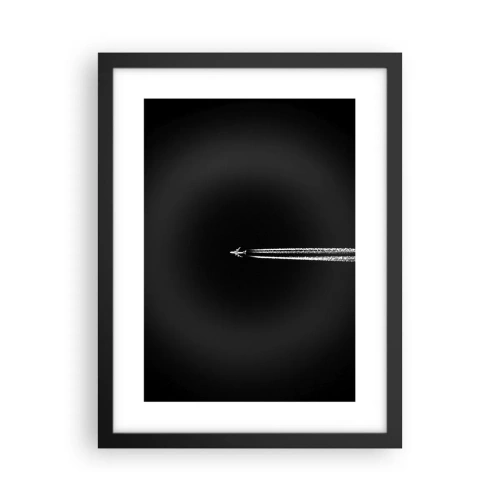 Póster en marco negro - En otra dimensión - 30x40 cm