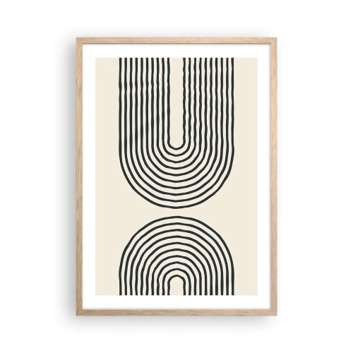 Póster en marco roble claro - Próximamente... - 50x70 cm