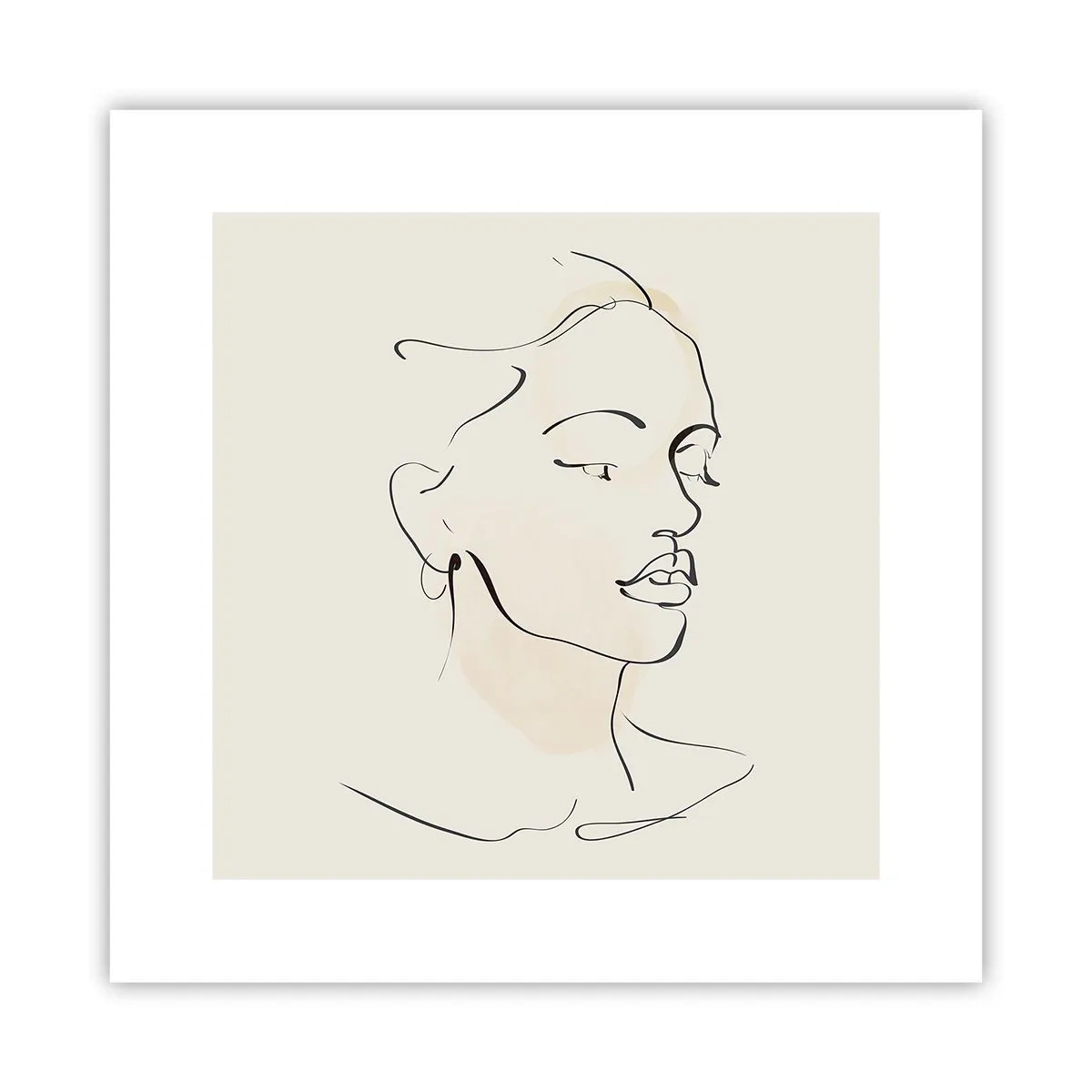 Póster - Líneas que muestran seguridad - 30x30 cm