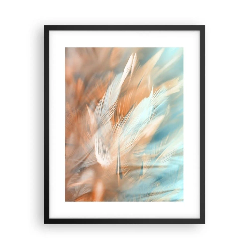 Póster en marco negro - En la tierra de la suavidad - 40x50 cm