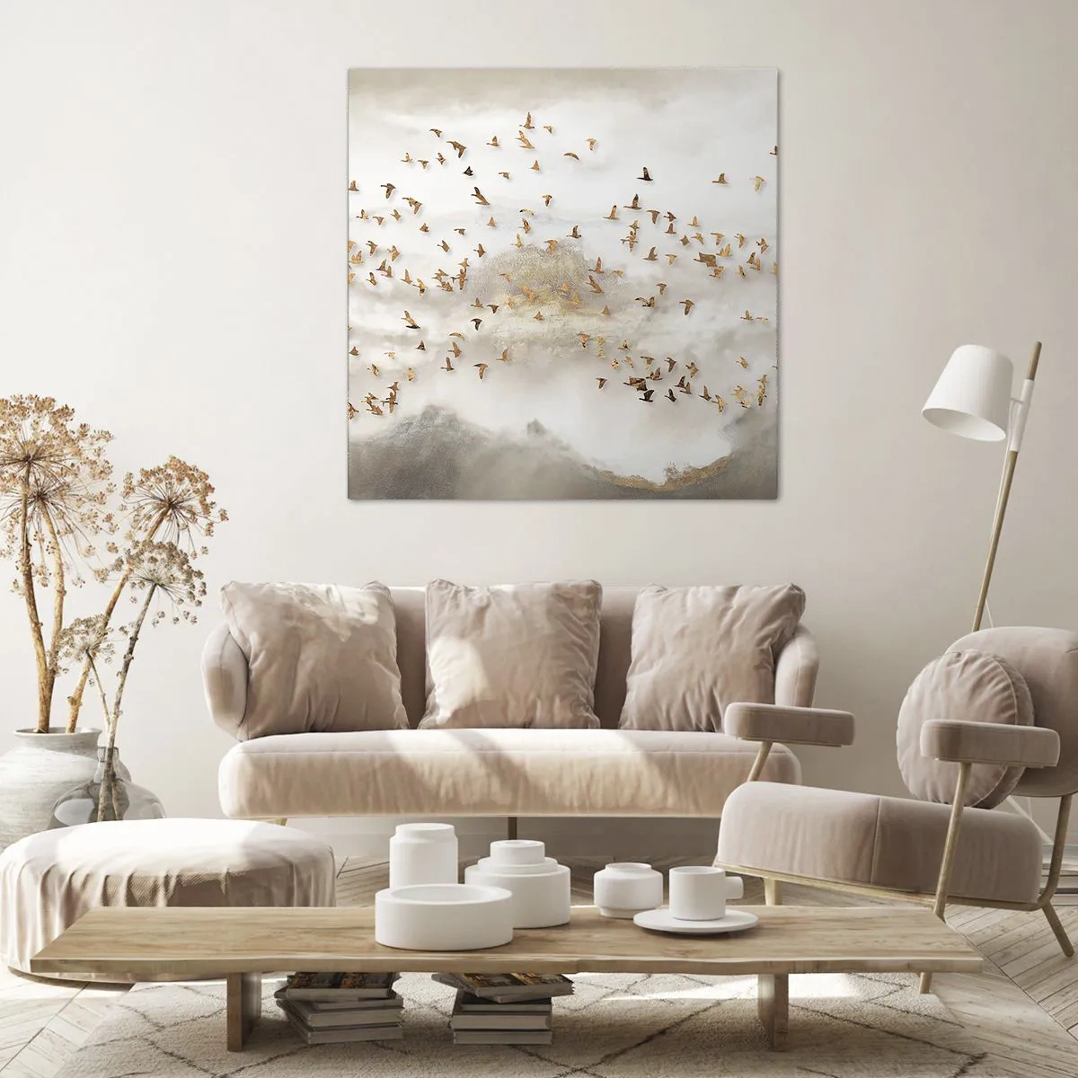 Cuadro sobre lienzo - Impresión de Imagen - Es hora... - 60x60 cm