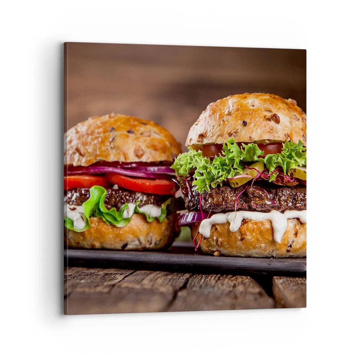 Cuadro sobre lienzo - Impresión de Imagen - El sueño americano - 70x70 cm