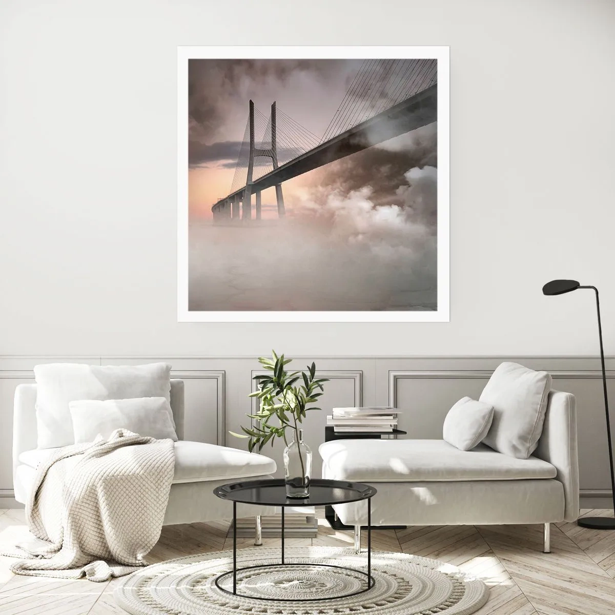 Póster - Junto al río que no existe - 50x50 cm