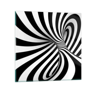 Cuadro sobre vidrio - Impresiones sobre Vidrio - Composición: espacio de baile - 40x40 cm