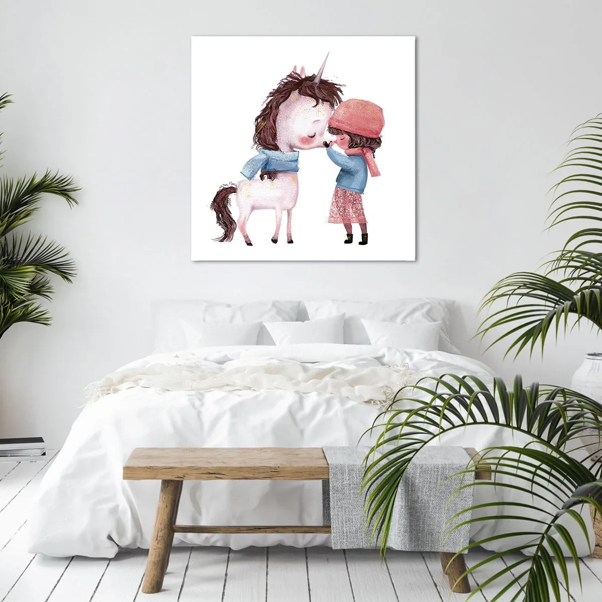 Cuadro sobre lienzo - Impresión de Imagen - Un cuento de invierno - 40x40 cm