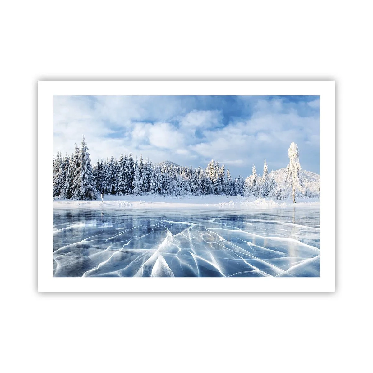 Póster - Vista deslumbrante y cristalina - 70x50 cm